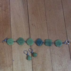 Talbots Sterling Silver Earrings and Bracelet
